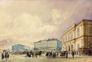 Eteläinen asema, Wien; Eteläinen asema, Wien, 1852 tekijältä Rudolf von Alt