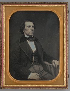 Nimetön istuvan miehen muotokuva, 1855. tekijältä Rufus Anson