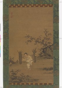 Zhu Maichen, n. 1450 (muste ja väri silkillä) tekijältä Rui Shi