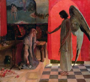 The Annunciation, n. 1893 (öljy kankaalle)
