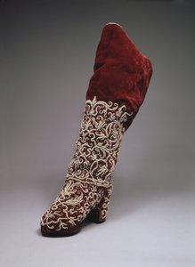 Naisten saappaat, 1600-luvun toinen puoli. tekijältä Russian Master