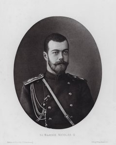 L Armee Russe: Sa Majeste Nicolas II (valkoinen kuva) tekijältä Russian Photographer (after)