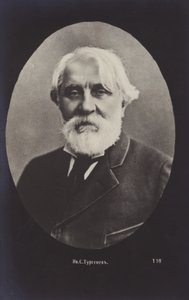 Ivan Turgenev (1818-1883), venäläinen kirjailija, novellikirjailija ja näytelmäkirjailija tekijältä Russian Photographer
