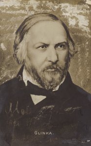 Mihail Ivanovitš Glinka, venäläinen säveltäjä (1804-1857) tekijältä Russian School