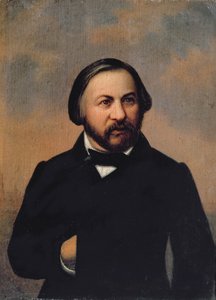 Muotokuva Mihail Ivanovitš Glinkasta (1804-57), 1850-luku
