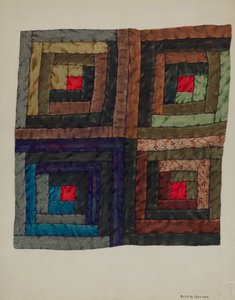 Hirsimökki Quilt, c. 1937.