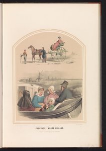 Pohjois-Hollannin perinteinen puku, 1857 Pohjois-Hollannin maakunta. / XXIV (otsikko esineessä)