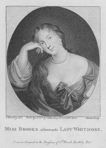 Miss Brooks, jälkeenpäin Lady Whitmore (kaiverrus)