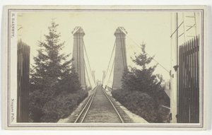 Rautatien riippusilta, Niagaran putoukset tekijältä S. Barnett