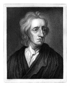 John Locke, englantilainen filosofi, 1825.
