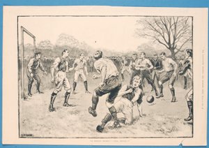 Kriittinen hetki - Hyvin keskitetty, julkaisusta "The Illustrated Sporting and Dramatic News", 21. maaliskuuta 1891 (litho)