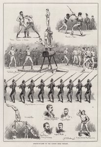 Assault-at-Arms pela London Rifle Brigade (gravura) finlandesa
