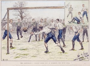 The Corinthians vs. Preston North End Richmondissa – Kolmas maali, kuvitteellisista urheilu- ja dramaattisista uutisista