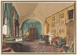 Miehen olohuoneen sisustus tekijältä S. Tolstoi