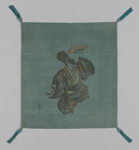 Fukusa Gift Cover, Japani, Edo-ajan loppu 1789-1868, 1800-luvun alku tekijältä Saeki Ganryô
