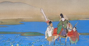 Six Jewel Rivers Mu-Tamagawa, n. 1839. tekijältä Sakai Oho