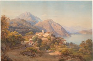 Kesäilta Lago Maggioressa tekijältä Salomon Corrodi