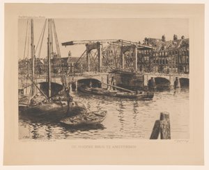 The Skinny Bridge Amsterdamissa (alkuperäinen nimi esineessä) tekijältä Salomon Garf