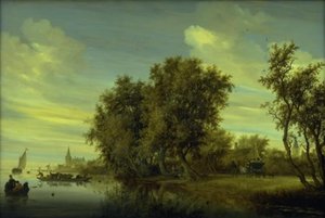 Tie joen varrella