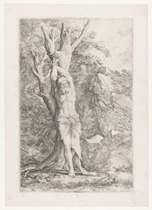 Albert sidottu puuhun tekijältä Salvator Rosa