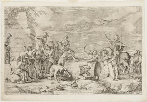 Atilius Reguluksen kuolema tekijältä Salvator Rosa