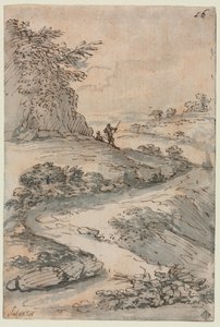 Figuurit mutkaisella tiellä tekijältä Salvator Rosa