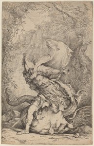 Jason ja lohikäärme tekijältä Salvator Rosa