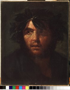 ""Laakeriseppeleen miehen muotokuva"" Salvator (Salvatore) Rosan (1615-1673) maalaus Valtion M. Ciurlionisin taidemuseo, Kaunas tekijältä Salvator Rosa
