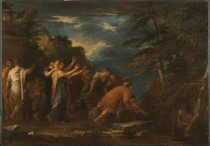 Pythagoras nousee manalasta tekijältä Salvator Rosa