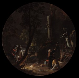 Noituuden kohtauksia: Night tekijältä Salvator Rosa