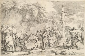 Polykrateen ristiinnaulitseminen tekijältä Salvator Rosa