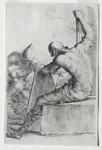 The Figurine -sarja: Figurine, 1656-57. tekijältä Salvator Rosa