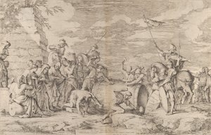 Marcus Atilius Reguluksen kuolema, Carthagien naulattuna kylpyammeeseen..., n. 1661-62. tekijältä Salvator Rosa