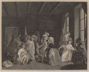 Baletin valmistelut tekijältä Salvatore Tresca after Nicolas Lavreince
