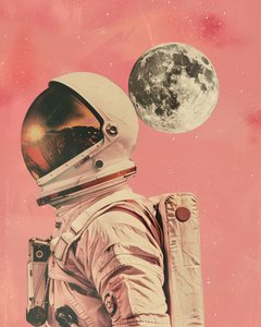 Astronautti ja kuunlasku tekijältä Samantha Hearn