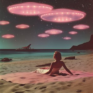 Pink UFO Beach Dream tekijältä Samantha Hearn