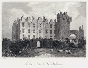 Inchmoren linna, Co Kilkenny (kaiverrus) tekijältä Samuel (after) Austin