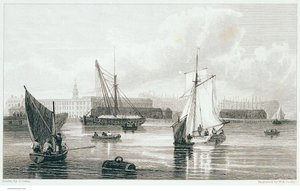 Deptford, noin 1812 (etsaus) (etsaus) tekijältä Samuel (after) Owen