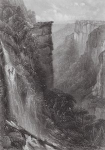 Australia: (kaiverrus): Fall of the Weatherboard (kaiverrus) tekijältä Samuel (after) Prout
