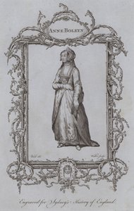 Anne Boleyn (kaiverrus) tekijältä Samuel (after) Wale