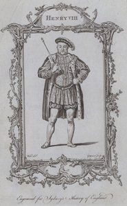 Henry VIII (kaiverrus) tekijältä Samuel (after) Wale