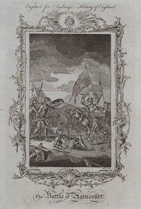 Agincourtin taistelu (kaiverrus) tekijältä Samuel (after) Wale
