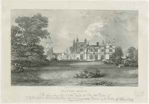 Drayton Bassett - "Drayton Manor": litografia ja [?1800-luku] (painos) tekijältä Samuel A. Rayner