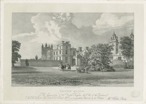 Drayton Bassett - "Drayton Manor": litografia ja [?1800-luku] tekijältä Samuel A. Rayner