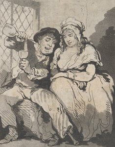 Seurustelu matalassa elämässä, 15. joulukuuta 1785. tekijältä Samuel Alken