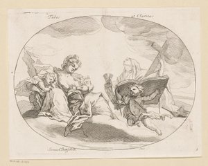 Fides (usko) ja Charitas (rakkaus) Fides et Charitas (otsikko esineessä) Erilaisia ​​malleja (sarjan nimi) Opera Varia Historica, Poetica & Iconologica (sarjan nimi)