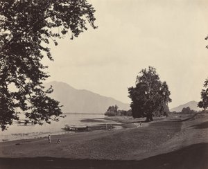 Kashmirin kohtaus, n. 1865. tekijältä Samuel Bourne