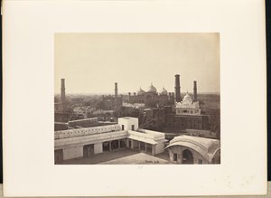 Lahore; näkymä linnoituksen palatsista tekijältä Samuel Bourne
