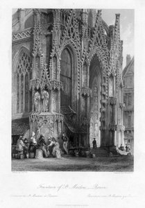 St Macloun suihkulähde, Rouen, Ranska, 1800-luku.