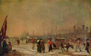 Frost on the Thames, 1788-1789, 1930.
